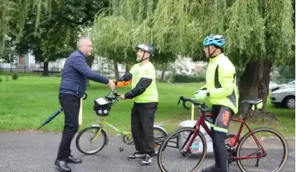 Gość ze Środy Wielkopolskiej w Środzie Śląskiej