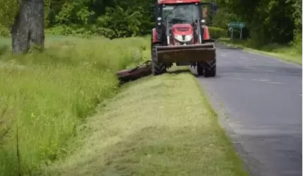 Ścinka poboczy może być niebezpieczna