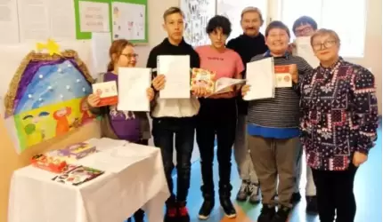 Świąteczne konkursy szkolnego Klubu Europejskiego rozstrzygnięte