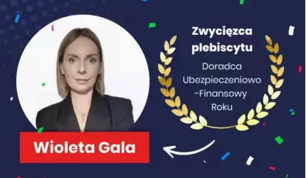 Wioleta Gala z tytułem „Doradcy Ubezpieczeniowego/Finansowego Roku”