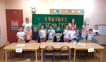 Szalone liczby - konkurs matematyczny w średzkim przedszkolu nr 1