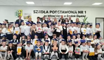 Pasowanie na ucznia w SP nr 1 w Środzie Śląskiej