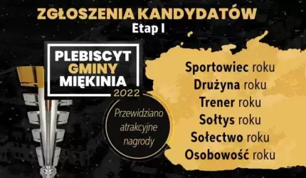 Plebiscyt Gminy Miękinia. Przyjmowanie zgłoszeń rozpoczęte!