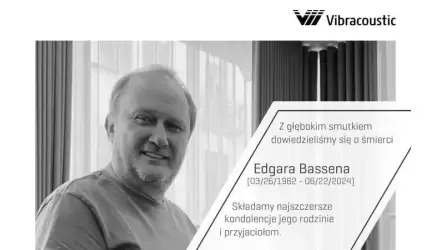 Nie żyje Edgar Bassen - wieloletni dyrektor zakładu Vibracoustic