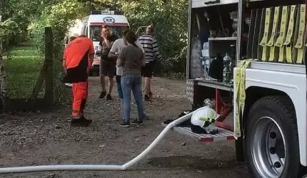 Strażacy z Brodna zagrali w serialu "Na ratunek 112"