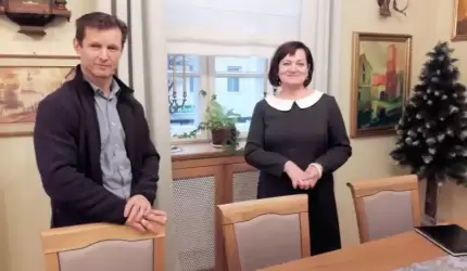 Wójt gminy Malczyce z wizytą w prochowickim magistracie