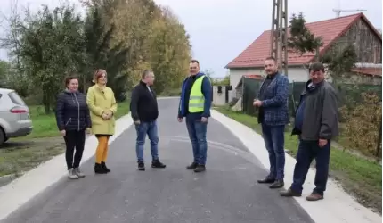 Droga Udanin - Dziwigórz już po odbiorze