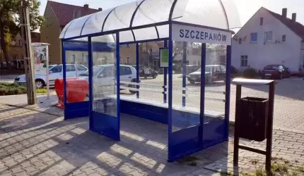 Odnowiona wiata w Szczepanowie