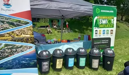 Stoisko edukacyjne na gminnym Dniu Dziecka