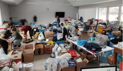 Mieszkańcy powiatu wspierają Ukrainę