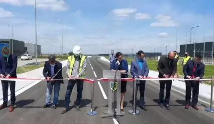 Otwarcie drogi w podstrefie LSSE Komorniki-Święte