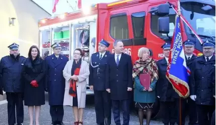 Marzyli, dążyli do celu i mają! Nowy wóz dla OSP Pichorowice uroczyście przekazany