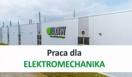 Oferta pracy dla ELEKTROMECHANIKA w Eldisy Polska