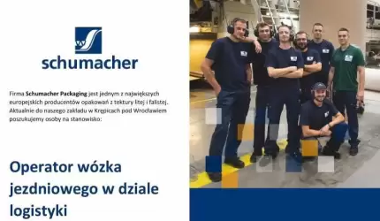 Operator wózka jezdniowego - praca w Schumacher Packaging