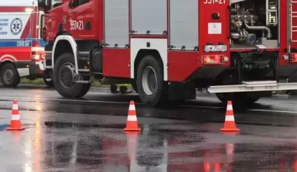 Kolizje i wypadki drogowe [raport strażaków]