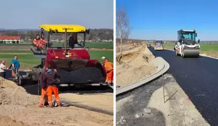 Nabierają tempa prace przy budowie ulicy Jabłkowej w Środzie Śląskiej