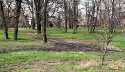 Firma Jamp naprawiła drenaż w parku