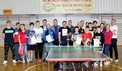 W Udaninie rozegrano Gminny Turniej Tenisa Stołowego