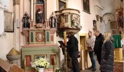 Odbiory prac renowacyjnych w Parafii w Piekarach i w Kościele w Lusinie