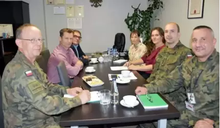 Zespół Oceny Wsparcia z Dowództwa Wojsk Terytorialnych z wizytą w Malczycach
