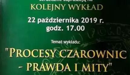 "Procesy czarownic - prawda i mity". Zapraszamy na wykład do muzeum