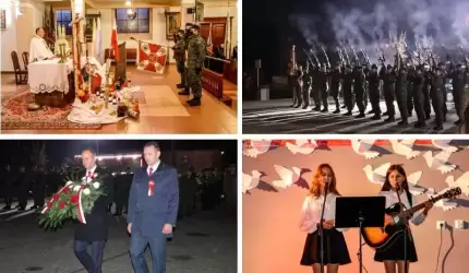 103. rocznica Odzyskania Niepodległości - uroczystości w Udaninie