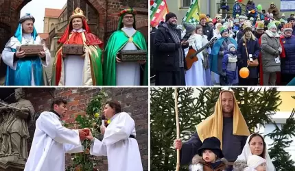 Wędrowali za gwiazdą - Orszak Trzech Króli w Środzie Śląskiej [wideo i zdjęcia]