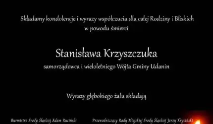 Kondolencje dla Rodziny i Bliskich Stanisława Krzyszczuka