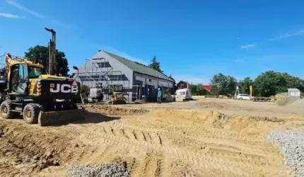 Budowa świetlicy w Źródłach nabiera tempa