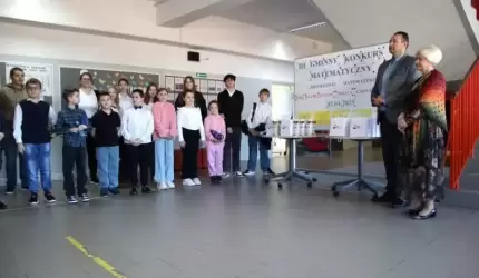 Poznajcie "Mistrzów matematyki" z Gminy Udanin!