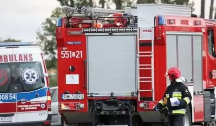 Na drodze krajowej zderzyły się dwa pojazdy