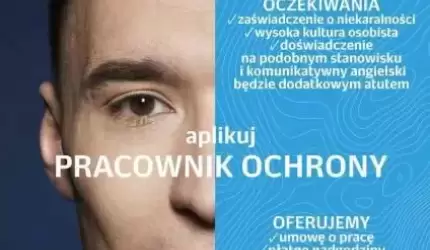 Praca dla pracownika ochrony