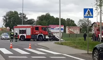 Szaleńczą jazdę zakończył w Środzie Śląskiej