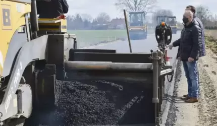 Największa inwestycja drogowa Powiatu - Prężyce - Lenartowice - Księginice