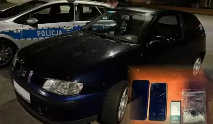 Zatrzymali pojazd do kontroli drogowej, a w środku ujawnili amfetaminę