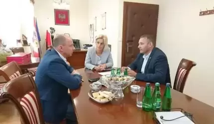 Członek Zarządu Województwa Dolnośląskiego z wizytą w Udaninie