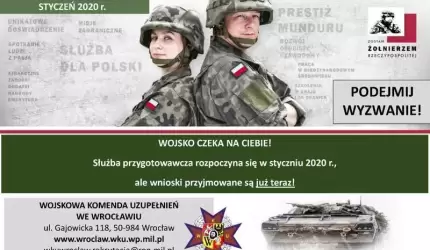 Wojsko czeka na Ciebie!