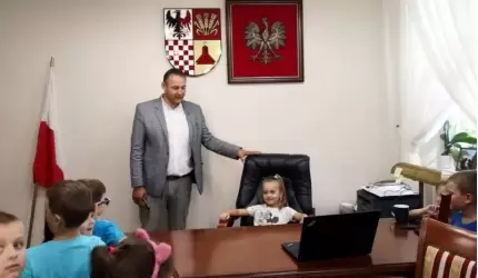 Przedszkolaki opanowały Urząd Gminy Udanin