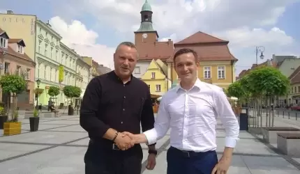 Poseł Michał Jaros z wizytą w Środzie Śląskiej