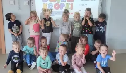 Dzień Kropki w przedszkolu w Szczepanowie
