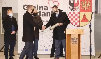 Sprzęt dla OSP z terenu gminy Udanin uroczyście przekazany