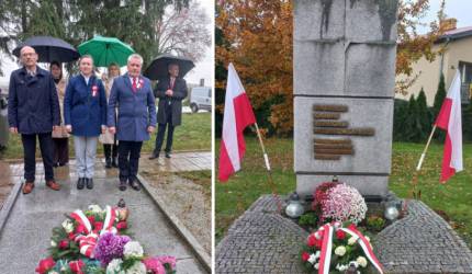 Samorządowcy Gminy Kostomłoty uczcili Święto Niepodległości