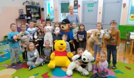 Dzień Misia w przedszkolu w Ciechowie