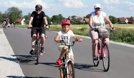 Rowerowe Powitanie Jesieni w gminie Udanin