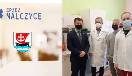 Punkt szczepień przeciwko Covid-19 w Malczycach – wójt spotkał się z pracownikami SPZOZ