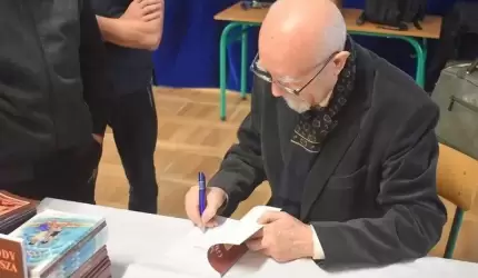 Znany polski pisarz odwiedził Malczyce