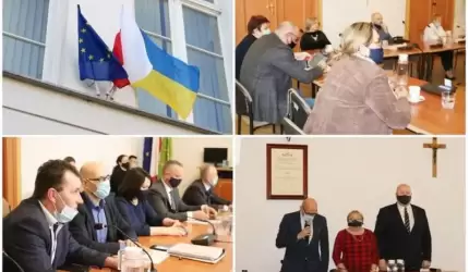 Radni powiatu przyjęli rezolucję na znak solidarności z Narodem Ukraińskim