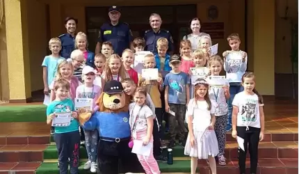 Wspólne działania policjantów i funkcjonariuszy Straży Gminnej w Miękini