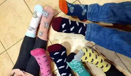 Dzień Kolorowej Skarpetki w Szkole Podstawowej w Środzie Śląskiej