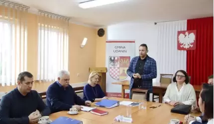 Częściowy odbiór kanalizacji w Gminie Udanin